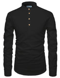 DiAsh Men's Cotton Blend Fabric Full Sleeve White Short Kurta