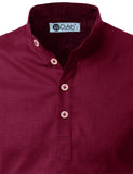 DiAsh Men's Cotton Blend Fabric Full Sleeve White Short Kurta
