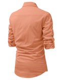 DiAsh Men's Cotton Blend Fabric Full Sleeve Spread Collar Beige Short Kurta